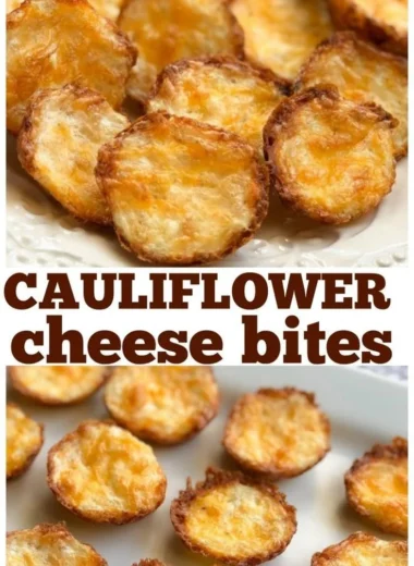 Crispy and flavorful cauliflower bites served with dip on a platter.