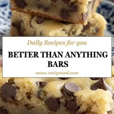 Melt-in-your-mouth chocolate chip cookie bars fresh out of the oven