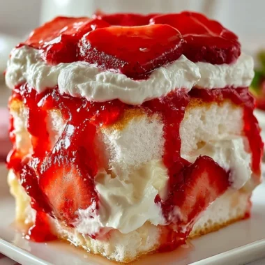 Heaven on Earth Cake with layers of cream and fruit on a decorative plate.