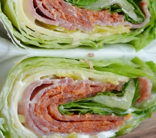 Healthy Italian lettuce wraps filled with fresh ingredients and flavors.