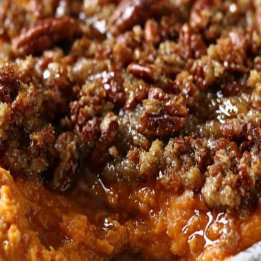 Cozy baked sweet potatoes served on a plate, garnished with herbs.