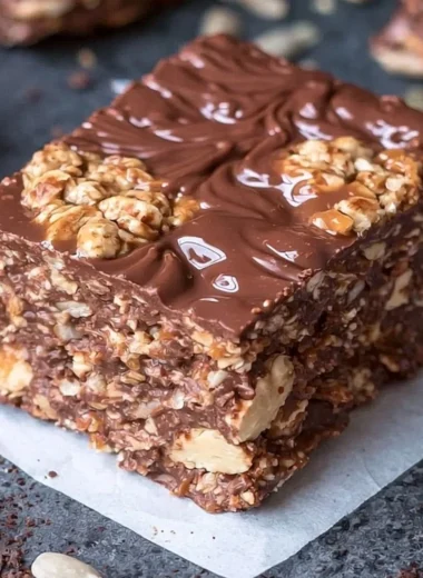Cozy homemade no bake keto chocolate crunch bars perfect for a healthy treat.