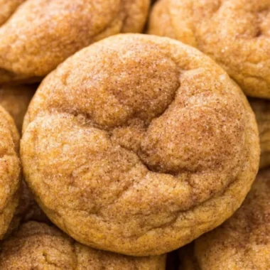 Delicious pumpkin spice cookies arranged on a fall-themed plate
