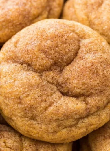 Delicious pumpkin spice cookies arranged on a fall-themed plate