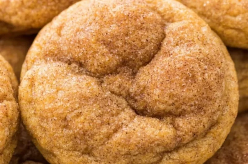 Delicious pumpkin spice cookies arranged on a fall-themed plate