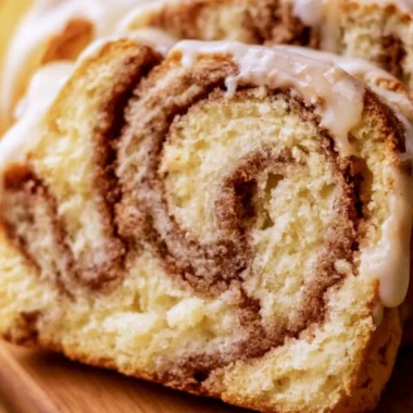 Delicious Dollywood cinnamon bread, warm and freshly baked.